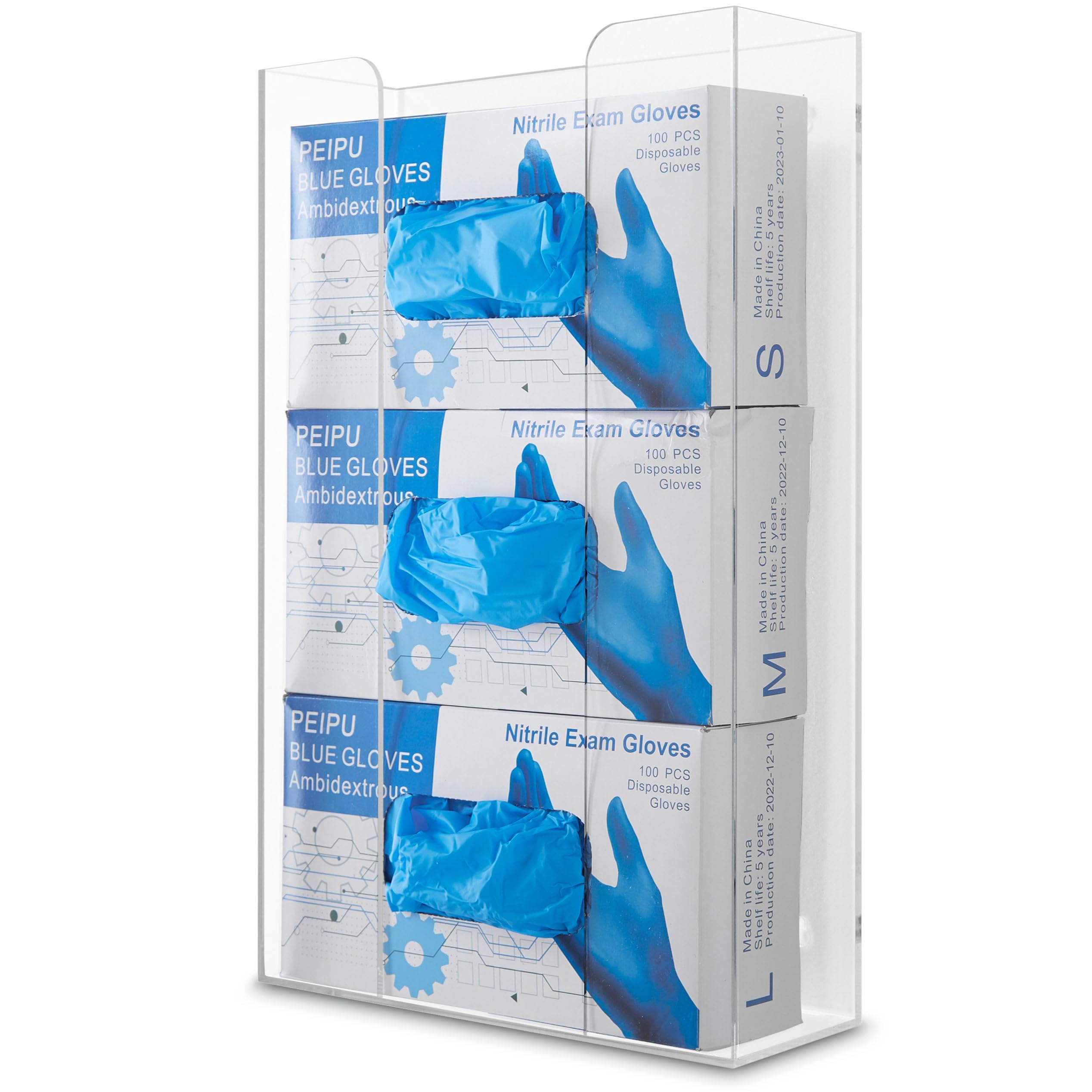 Amazon.com: Stock Your Home Triple Acrylic Gloves Dispenser